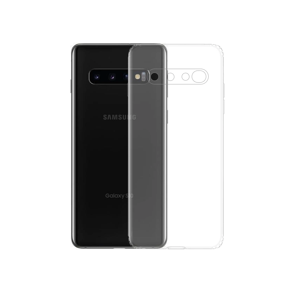 Силиконов гръб , За Samsung Galaxy S10 Edge, Прозрачен
