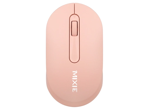Мишка Mixie R518, Безжична, USB, 3D, Розов