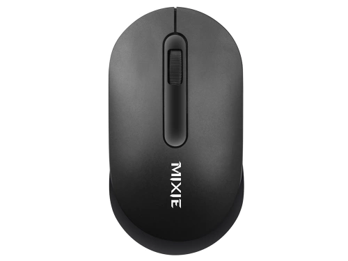 Мишка Mixie R518, Безжична, USB, 3D, Черен
