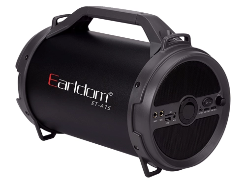 Тонколона Earldom ET-A15, Караоке, Bluetooth, USB, FM, AUX, Черен