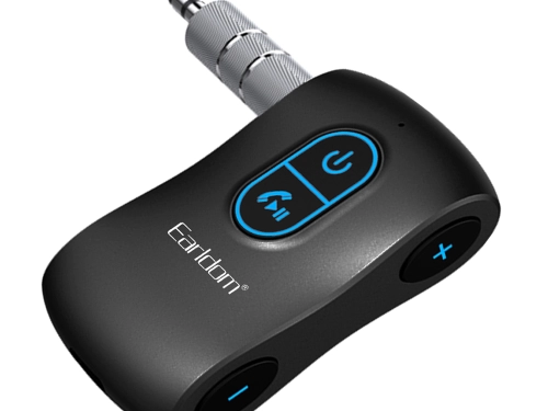 Bluetooth аудио приемник Earldom ET-M69, 3.5mm, Micro SD, Черен