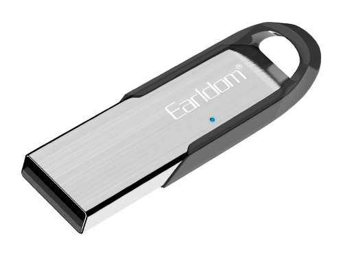 Bluetooth аудио приемник Earldom ET-M73, USB, Сребрист