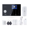 Смарт алармена система PST-G30, 8в1, GSM, Wi-Fi, Tuya Smart, Бял