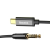Аудио кабел Baseus M01, 3.5mm към Type-C, 1.0м, Черен - 40403