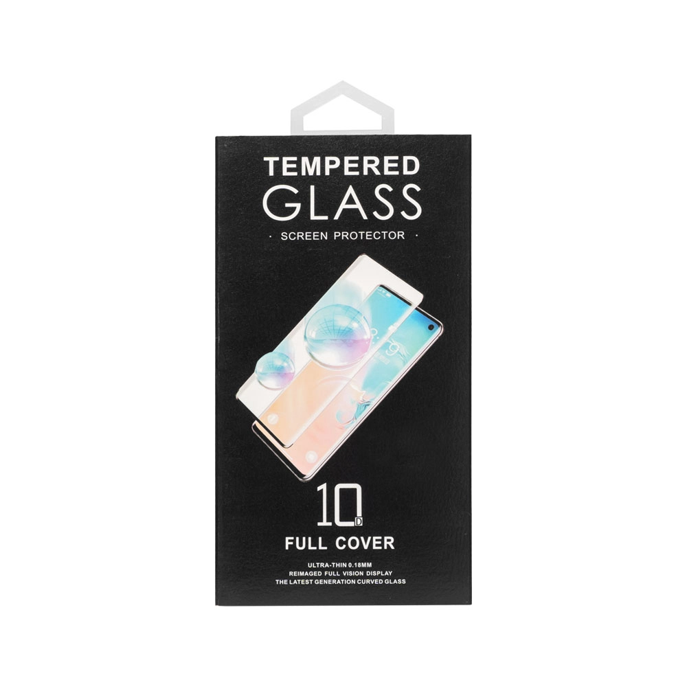 Стъклен протектор DeTech, за iPhone 15 Pro Max, 3D Full glue, 0.3mm, Черен