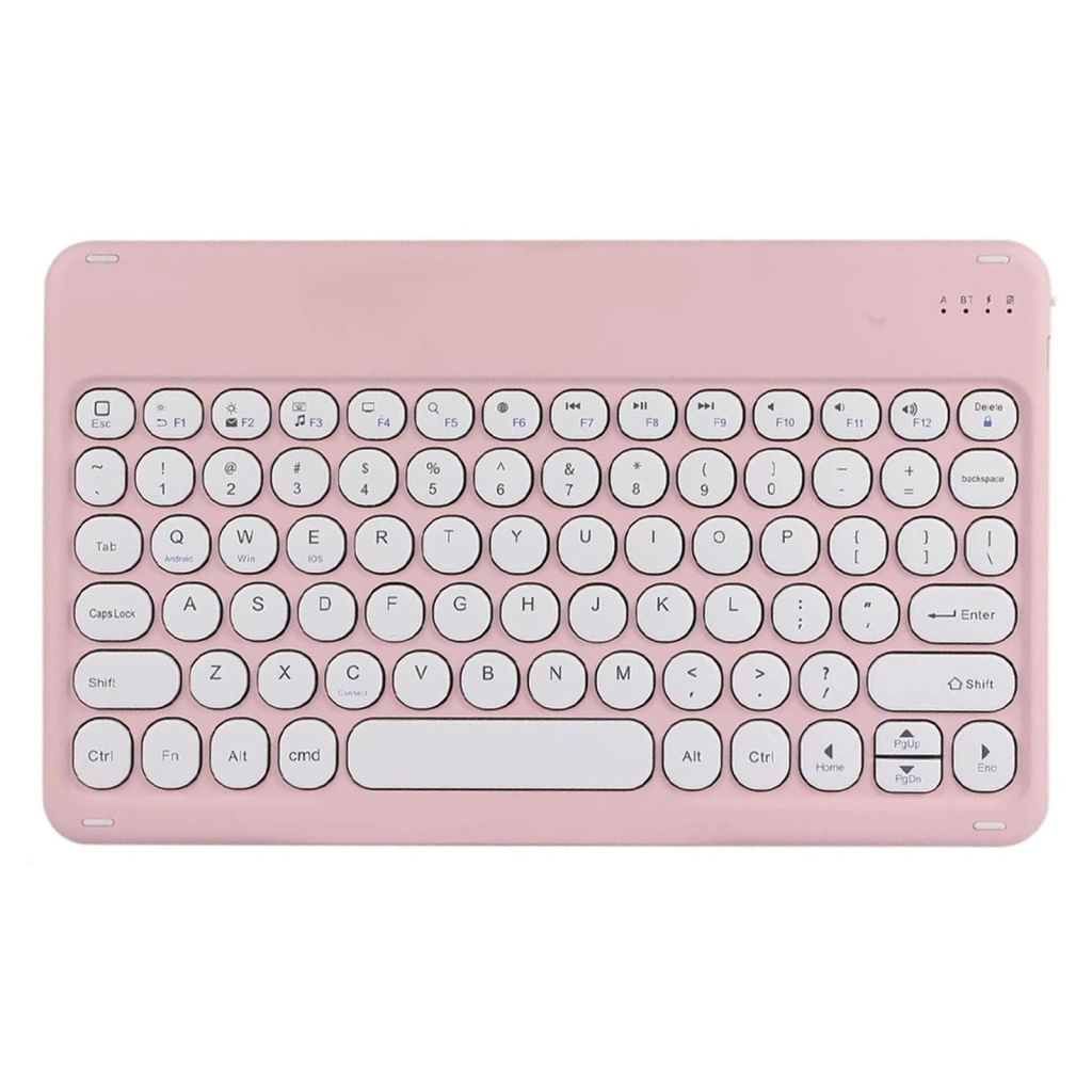 Клавиатура X3, Безжична, Bluetooth, Розов