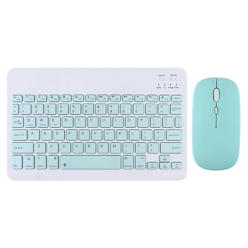 Комплект мишка и клавиатура 030, Bluetooth, Син