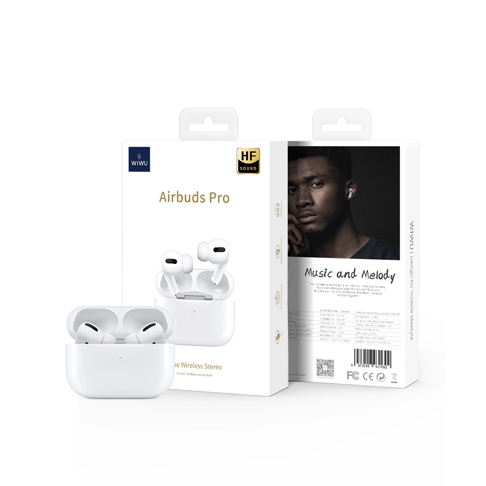 Bluetooth слушалки WiWu Airbuds Pro SE, Бял