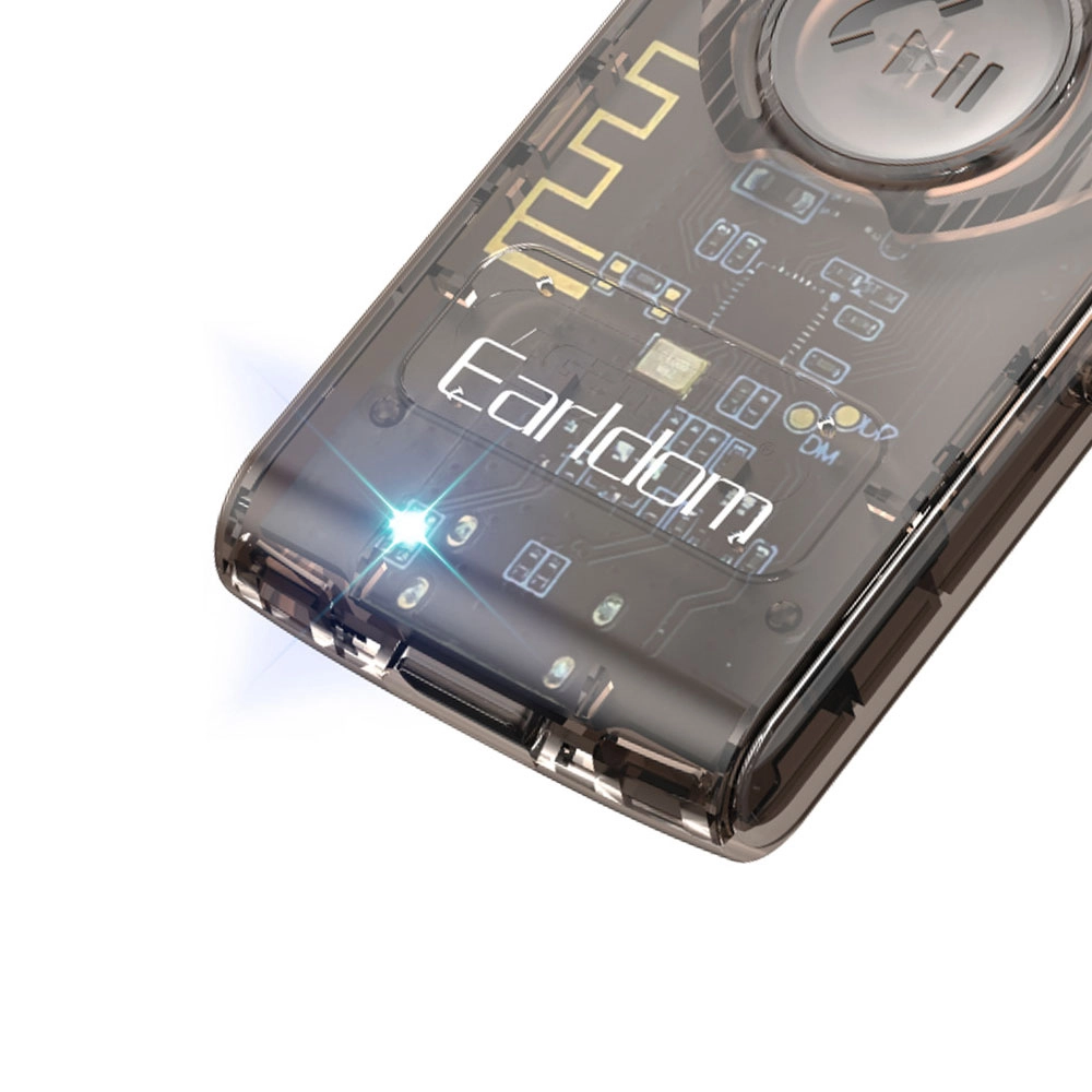 Bluetooth аудио приемник Earldom ET-BR01, 3.5mm, Черен