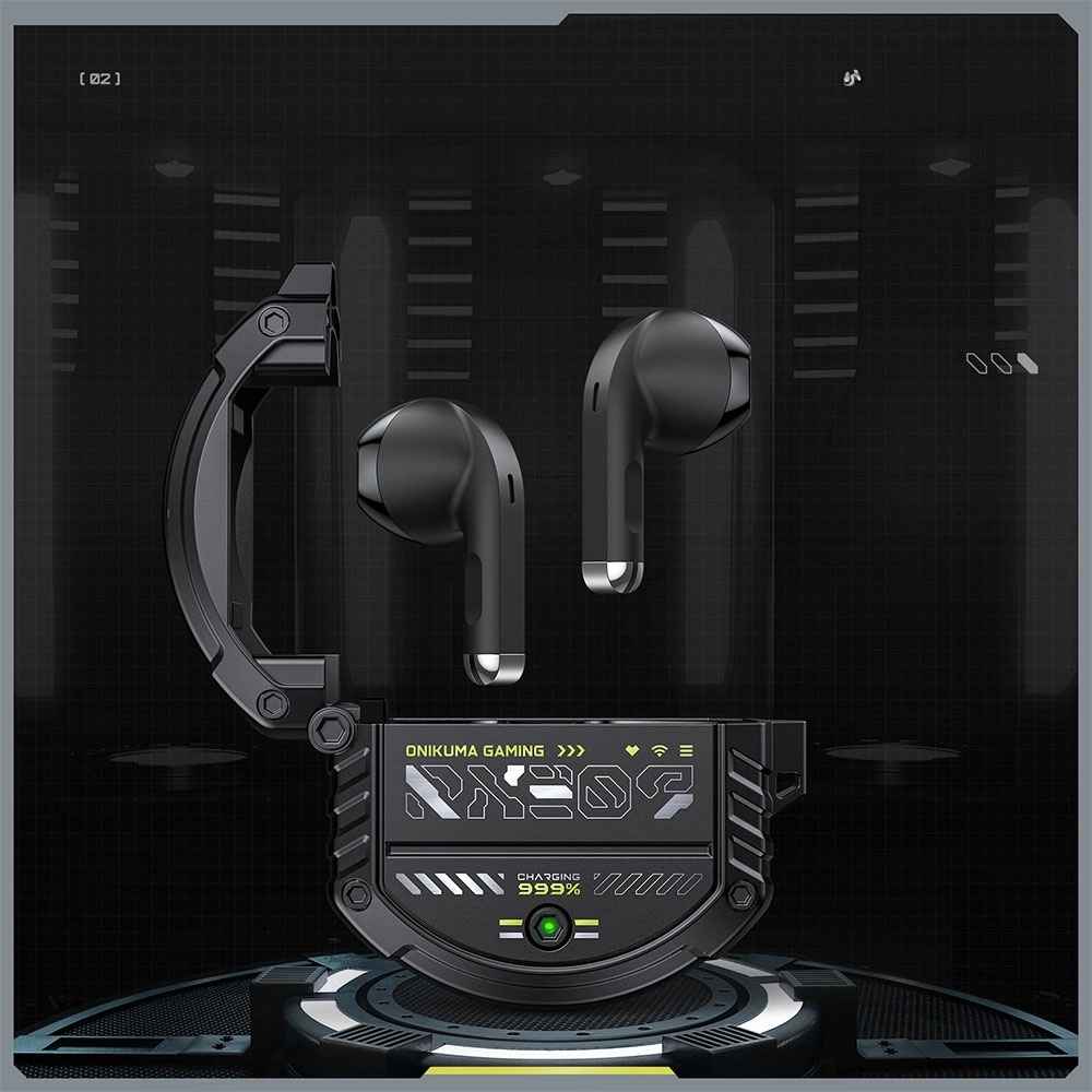 Bluetooth слушалки Onikuma T309, Черен
